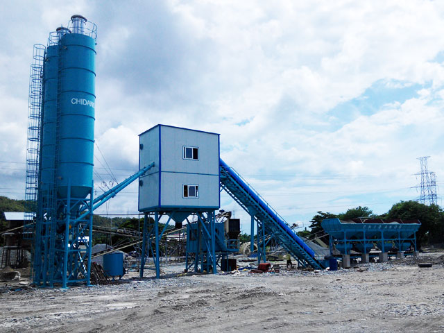 HZS60混凝土攪拌(ban)站