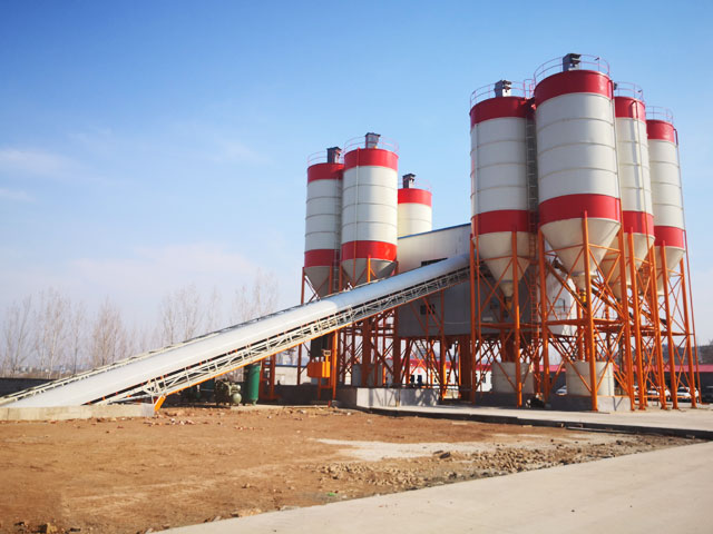 HZS180商品(pin)混凝土攪拌站