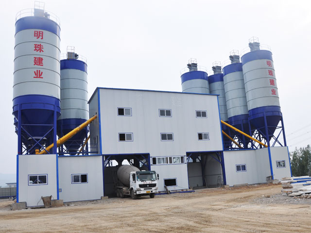 明珠建(jian)業混凝土攪(jiao)拌站